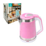 1pza Hervidor de agua eléctrico, bicolor, con capacidad de 2.3 L, variedad de colores / on teck / 17536