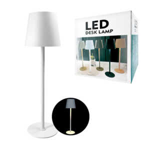 1pza Lámpara led de escritorio montable, con cuerpo y base metálica, 3 modos de iluminación y entrada tipo c, variedad de colores / led desk lamp / 17806