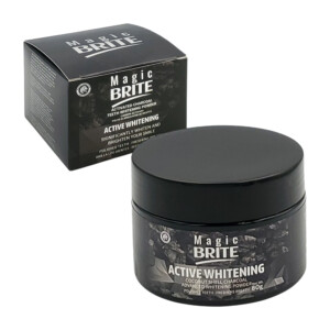 Polvo de carbón activado para el blanqueamiento de los dientes, 80 g / magic brite / 81116