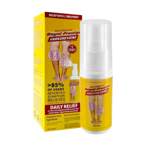 1pza spray para los síntomas de las varices de 30 ml - 1.05 oz / royal prestige varicose veins / 81125