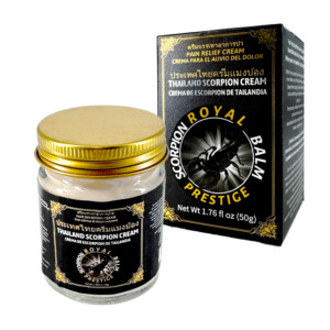 Crema para el alivio del dolor muscular con aceite de escorpión 50g - 1.76oz / thailand scorpion cream / 81142