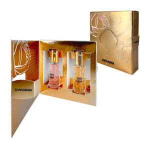 Paquete con 2 frascos de perfume siimunana de 15ml / lu1257 / 8199 / floral and clear