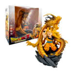 Figura coleccionable con forma de super saiyan 3 son goku, dragon ball 13x12cm / dm5053