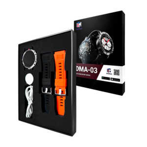 Smart watch circular metálico con 2 correas intercambiables y cargador magnético, variedad de colores / demao / dma-03 / out door sport watch / reloj inteligente