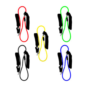 Ligas de resistencia con herramientas para hacer ejercicio, variedad de colores / lu7296