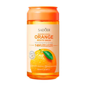 Enjuague bucal sadoer con bicarbonato de 500ml sabor naranja / sd87006 / baking soda orange