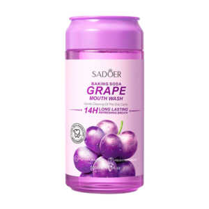 Enjuague bucal sadoer con bicarbonato de 500ml sabor uva / sd87013 / baking soda grape