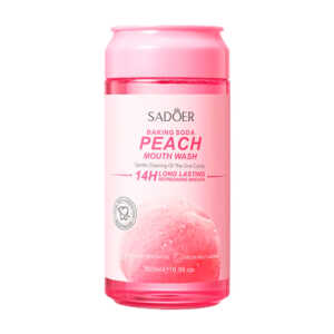 Enjuague bucal sadoer con bicarbonato de 500ml sabor durazno / sd87020 / baking soda peach