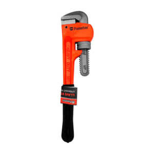 Llave fumetax stilson - perica de 14in color naranja con mango ergonómico / heavy duty