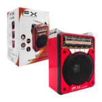 Bocina tipo radio con fm - am, bluetooth, usb, tf, portátil y recargable, variedad de colores / vx-045bt / fx electronica siglo