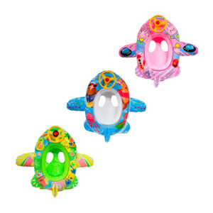 Salvavidas infantil en forma de avión con asiento y volante, 90cm, variedad de colores / baby boat / yyq-293