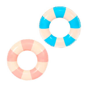 Salvavidas inflable con estampado de franjas, 70cm, variedad de colores / swimming ring / yyq-311