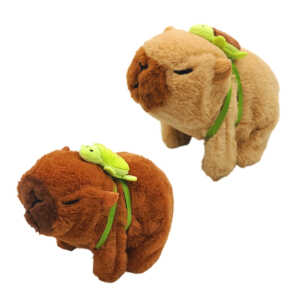 Juguete móvil con forma de capibara + sonido, luz y movimiento de boca, variedad de colores / b-89