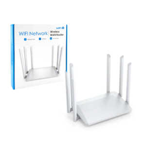 Router repetidor wifi inalámbrico con 6 antenas externas, 300mbps, 2.4ghz / bbg-60119