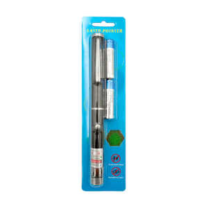 Blíster con apuntador láser de color verde con 2 baterías aaa / laser green / bbg-60320