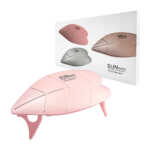 Mini lámpara portátil uv con diseño de hoja para secado de uñas, variedad de colores / sun mini / bbg-60552