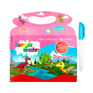 Libro mágico infantil para colorear con agua, 3 cartoncillos y plumón, variedad de modelos / magic water / bh2-11