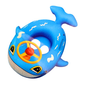 Salvavidas infantil en forma de animales marinos, con volante incorporado, variedad de diseños / swim boat / c3493 / 65cms