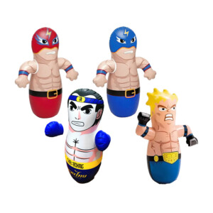 1pza Juguete inflable en forma de muñeco luchador para golpear, variedad de modelos / qq-jbr / c3953 / c3952