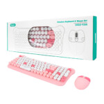 Combo teclado y mouse inalámbricos buytiti con teclas mecánicas, variedad de colores / dnsd-9308