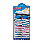 Planilla grande con 20 bolsitas de 50 cotonetes, variedad de colores / cotton buds / nitram