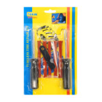Kit de reparación para coche, con 2 desarmadores y 5 parches, variedad de funciones / tekin / h4381