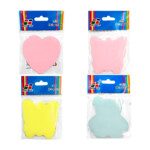 1 Paquete de post its de colores con formas, variedad de colores y formas / jia te / jt-k001