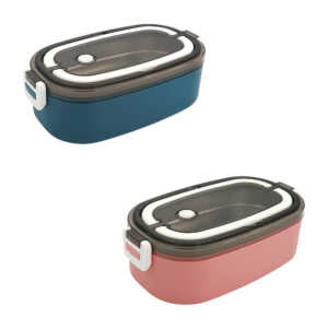 Tupper ovalado térmico con asa, variedad de colores / kl-368