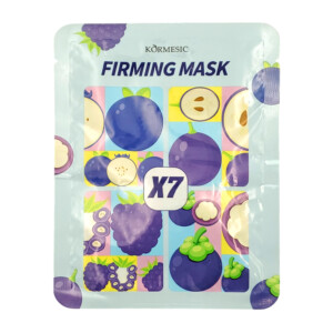 1pza Mascarillas facial reafirmante kormesic con extracto de uva, 25ml / kmc57709
