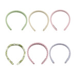 1pza diadema para el cabello delgada, lisa, acolchada, variedad de colores y modelos / lu9191 / handmade