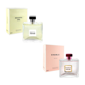 Perfume para dama de 100ml - 3.4oz, variedad de aromas y colores / beautiful girl / chanle / liang li nu hai
