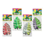 1pza Ambientador aromatizante colgante en forma de hojas bicolor de árbol, variedad de aromas / hoja silvestre / air freshener