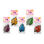 1pza Ambientador aromatizante colgante en forma de hojas de árbol puntiagudas, variedad de aromas y colores / air fresheners / py-8003