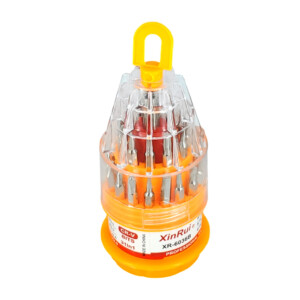 Kit de herramienta para reparar celulares con 1 desarmador y 30 puntas intercambiables, variedad de usos / xr-6036b