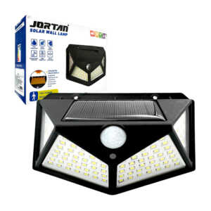 Lámpara solar de pared para exteriores con sensor de movimiento / jortan solar wall lamp / 11-0067