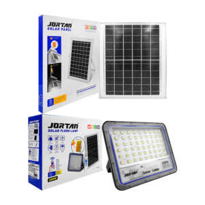 Lámpara reflector de 200w ip66 con control remoto y panel solar / jortan solar panel / 11-0073