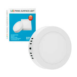 Lámpara / panel led redondo de luz blanca, 10cm, 6w / led panel surface light / 11-0106