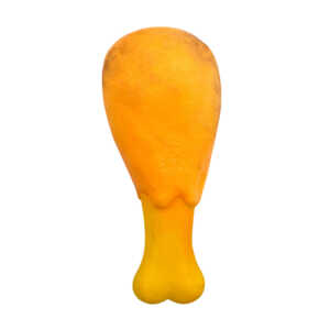 Juguete con chifle-chillón en forma de pierna de pollo para mascotas / high quality pet products / 18-0040