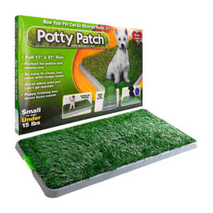 Tapete entrenador sanitario para perro cachorro de 17x27 in - 43.5x60.5cm / potty patch / 18-0189