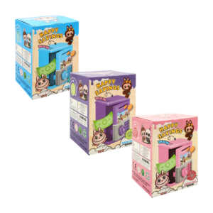 1pza Alcancía decorativa infantil estilo caja fuerte, de plástico, con diseño sorpresa, variedad de diseños / happy savings / mi ni saving