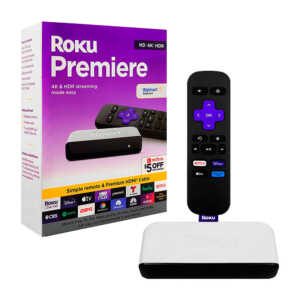 Reproductor multimedia streaming roku premiere para resolución hd 4k o hdr / 3920rw-sw / 3920