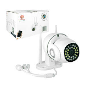 1pza Cámara de vigilancia montable, con antenas receptoras, ajustable y girable en 360 grados, variedad de funciones / wifi cloud camera / lianying