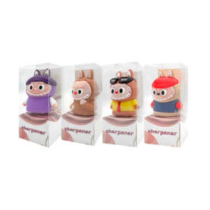 1pza sacapuntas de goma con diseño en forma de personajes animados, variedad de modelos / 5203 / sharpener / 352035 / sac6