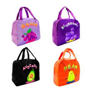 Lonchera térmica infantil con estampado de frutas animadas, variedad de diseños / grape / avocado / blueberry / 5506