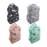 Mochila grande con 3 compartimentos y estampado de labubu, variedad de colores / 7006#