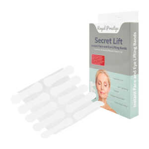 Paquete con 100 tiras bandas pegatinas transparentes para estiramiento de la piel / secret lift / 80680