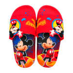Par de sandalias tipo chanclas infantiles con diseño de mickey mouse / 81265