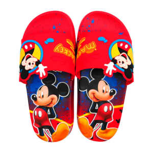 Par de sandalias tipo chanclas infantiles con diseño de mickey mouse / 81265