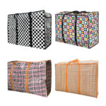 Bolsa multiusos grande impermeable con estampado, 70x54x20cm, variedad de diseños / 81368