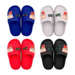 Par de sandalias tipo chanclas infantiles con diseño de labubu soooo cute, variedad de colores / 81406